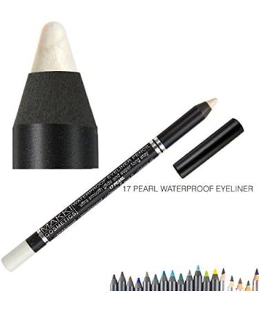 Pearl White Waterproof Eyeliner - Shade 17 | Long-lasting Glide-on Eye Liner - Buy Online on GoSupps.com