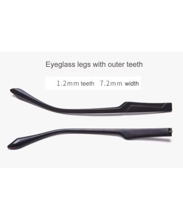 ZEALMAX Eyeglass Replacement Temples - Black Eyeglass Repair Parts | International Shipping Available - Buy Online on GoSupps.com