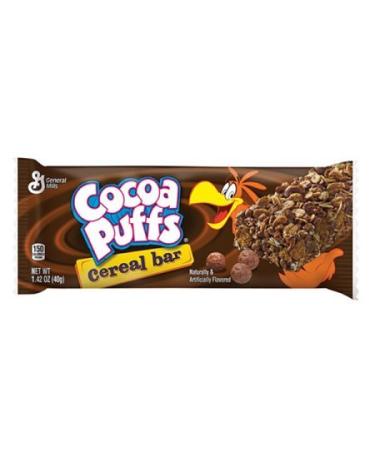 General Mills Cocoa Puff Cereal Bar 1.42 Oz pack of 24 - Buy Online on GoSupps.com