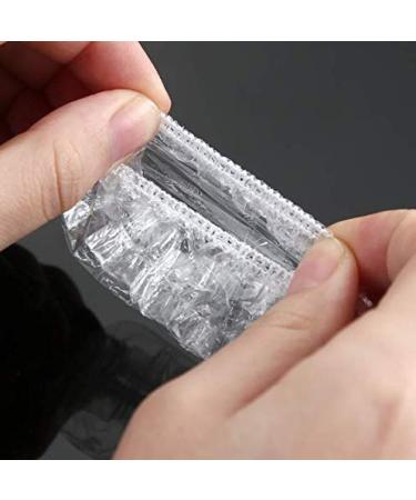 100PCS Disposable Ear Protector Caps for Shower, Bathing, Hair Dye - Clear Elastic Covers for Spa, Salon & Home Use - Buy Online on GoSupps.com