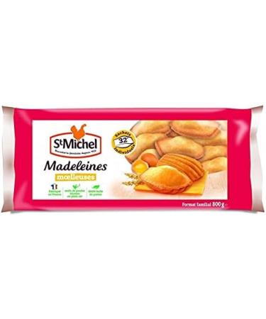 ST MICHEL - Soft Madeleine Individual Plain Shells 800G - Pack of 3  - Buy Online on GoSupps.com