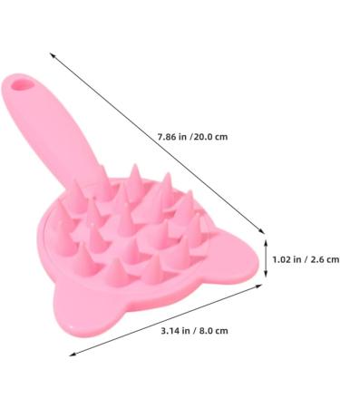 Minkissy Silicone Head Skin Massage Device - 2-Piece Shampoo Brush & Scalp Washer with Long Handle - Best Hair Washing & Peeling Tool for Ultimate Scalp Care - Buy Online on GoSupps.com