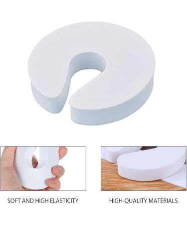 Child Safety Door Stoppers - 6 Pcs Anti-Slam Foam Guards for Kids | Door Finger Guards for Children - White - Buy Online on GoSupps.com