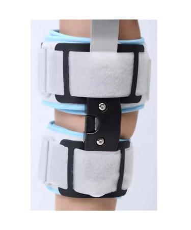 Adjustable Hinged ROM Knee Support Brace - Universal Pain Relief for Medial & Lateral Knee Injuries - Fog Grey - Buy Online on GoSupps.com