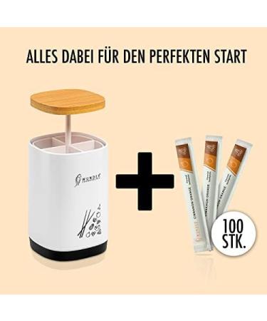 Miracle Toothpick with Flavor - 100 Individually Packed Toothpicks + Dispenser | Fresh Breath & Oral Hygiene | Cinnamon & Orange - Buy Online on GoSupps.com
