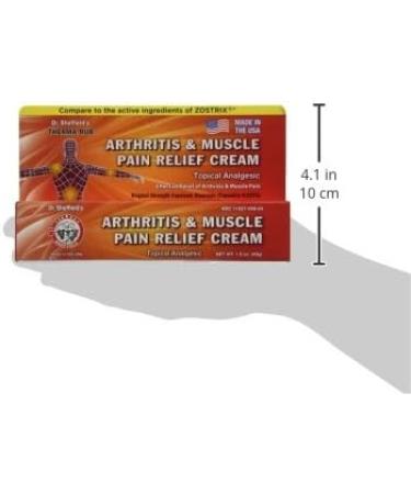 Dr. Sheffield's THERMA-RUB Arthritis and Muscle Pain Relief Cream 1.5 oz. Tube - 2-Pack - Buy Online on GoSupps.com