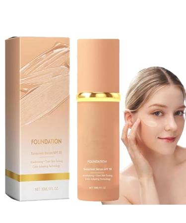 Enjoylife Foundation Enjoyaitlife Foundation 4 in 1 Mercy Blue Foundation Golden Blue Foundation 4 in 1 Foundation Liquid Hydrating Foundation Liquid Longwearing and Waterproof Foundation (1Pc)