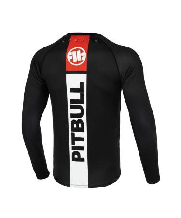 Men's Long Sleeve Rashguard Pit Bull West Coast Hilltop Sports L Black