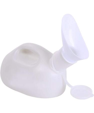 Male Urinal Portable male urine bottles non spill Unisex Potty Urinals for Car Portable Pee Bottle with A Lid and Funnel Leakproof Urinals for Car Travel Camping Outdoor xinyong (Color : Gold) (Col Beige