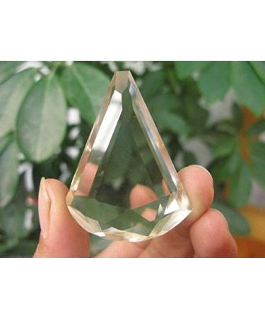 Pretty Natural Clear Quartz Crystal PENDANTVALENTINES Day ningxiao