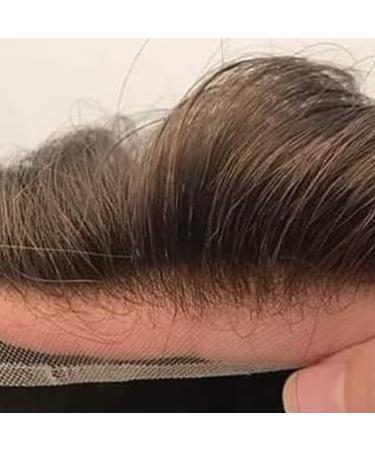 Buy Premium Human Hair Toupee for Men - NLW 10x8 Jet Black Lace Hairpiece | Natural & Breathable Replacement System - Buy Online on GoSupps.com