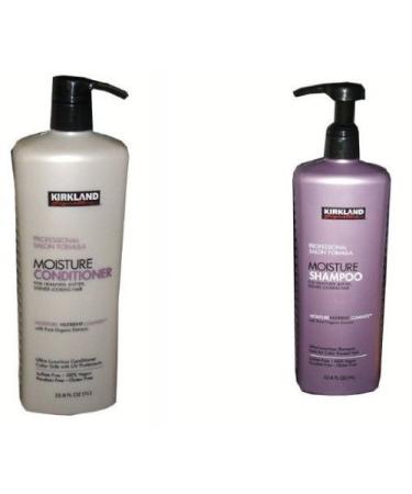 Kirkland Signature Professional Salon Formula Moisture Shampoo or Conditioner (33.8 Oz Each) (shampoo & Conditioner Set) By 1count - Buy Online on GoSupps.com
