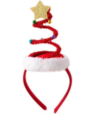 amangul Christmas Springy Coil Tree Hair Bands Tree Headband Party Decoration Supplies for Creative Holiday Hair Styling Pr(Red) - Buy Online on GoSupps.com