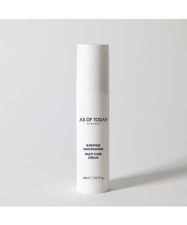 AS OF TODAY R Peptide Niacinamide Multi Care Cream | Anti-Aging Face Moisturizer with Niacinamide & Peptides | Hydrating Facial Cream for Wrinkles Fine Lines & Uneven Tone | Clean Beauty | 1.35 fl oz