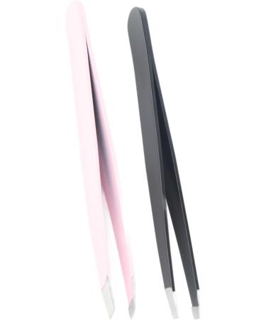 Buy Durable Stainless Steel Eyebrow Clips - 2 Pieces Tweezers for Precision Facial Hair Removal | Portable Beauty Tool for Everyone - Buy Online on GoSupps.com
