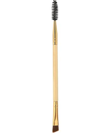 Double Ended Eyebrow Eyelash Brush Professional for Brow Makeup Grooming with Spiral Design (Original Wood Color) - Buy Online on GoSupps.com