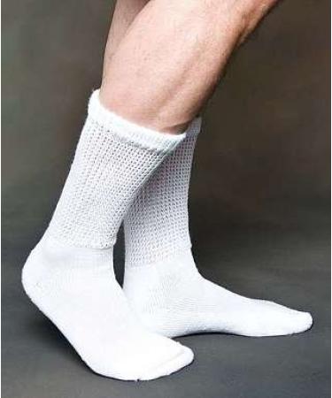 Extra Roomy Diabetic Socks - Size 10-13