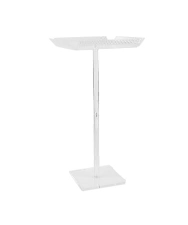 Acrylic hair hair extension stand durable four-sided hair holder for salon and home use simple maintenance simple installation