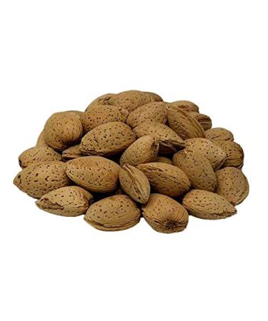 DELICE - Almonds In Shell | Grown and Packed in California | Fresh Buttery Taste and Easy to Crack | Whole Raw and Unsalted | Natural Almonds in Resealable Bags!!! (2 LBS) 2 Pound (Pack of 1)