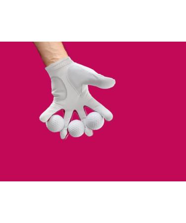 BOSSER Women's Leather & Elastane Golf Gloves - Right-Handed (Left Hand) - Ergonomic Fit - Size M - International Shipping Available - Buy Online on GoSupps.com