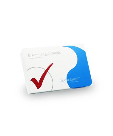 Blue Balance iron deficiency test |Health test |Sampling kit |Self -test for home |Fast test |With laboratory analysis |Ferritin test - Buy Online on GoSupps.com