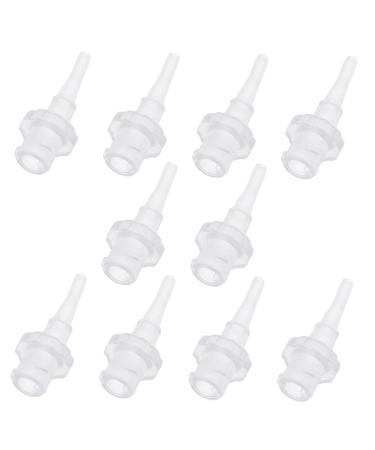 OUNONA 10Pcs Disposable Ear Washer Tips Replacement Nozzles for Ear Cleaning Tools Safe Material Smooth Surface Design for Adults Efficient Ear Wax Removal