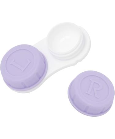 Buy Bunny Kachu Durable Violet Contact Lens Container Holder - Colorful Travel & Home Storage Box with Mirrors - Buy Online on GoSupps.com