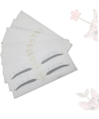 Beavorty 12pcs 48 Eyebrow Shaping Template Eyebrow Card Eyebrow Stencils Sticker Tool Eyebrow Trimming - Buy Online on GoSupps.com