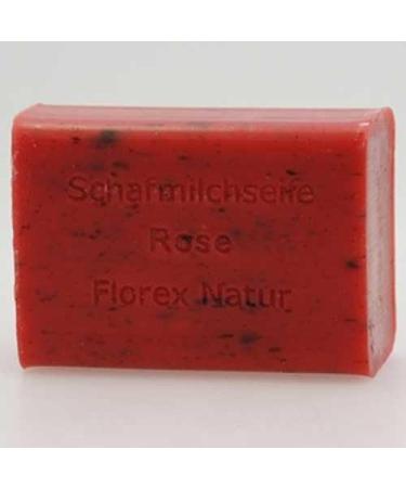  Florex Schaftmilchseifen Florex Sheep Milk Soap Rose with Flowers 100 g - Buy Online on GoSupps.com