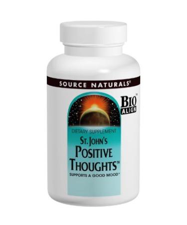 Source Naturals St. John's Positive Thoughts Herbal Supplement - 90 Tablets (Pack of 2)