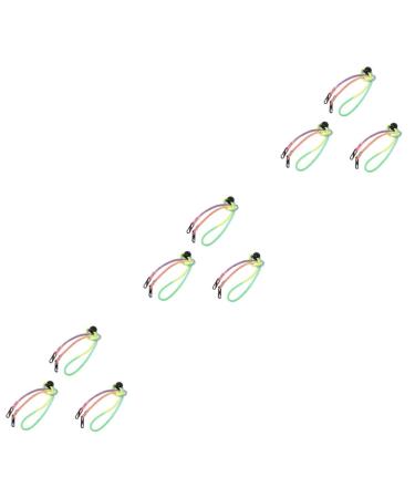 Healvian 9 Stk Anti-Losing Rope Trendy Glasses Hut Caplisting Vinter Haut Brillen holder cord Vintage-H tzen Adjustable glasses band Windproof cap lanyard plastic buckle