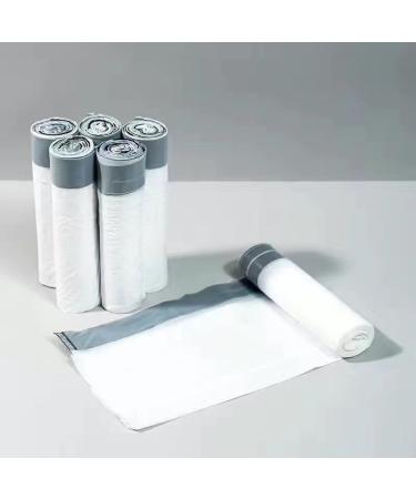 Household garbage large extra-thick hand-drawn rope garbage bag White garbage bag Green kitchen tote bag (20 rolls 200 PCS) - Buy Online on GoSupps.com