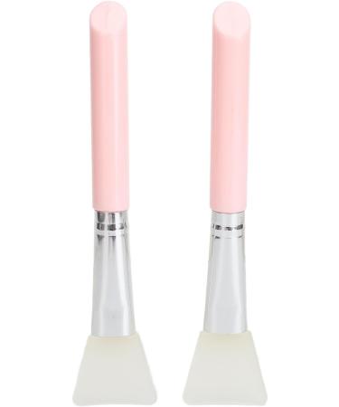 Silicone Face Scrubber Set Pink Blue Facial Brush Tools Skincare Products with Hanging Ring - Buy Online on GoSupps.com