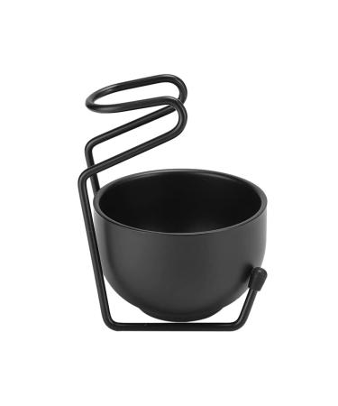 Professional Men's Beard Shaving Tower Stand Set | Iron Alloy & Stainless Steel Bowl for Grooming Essentials - Buy Online on GoSupps.com