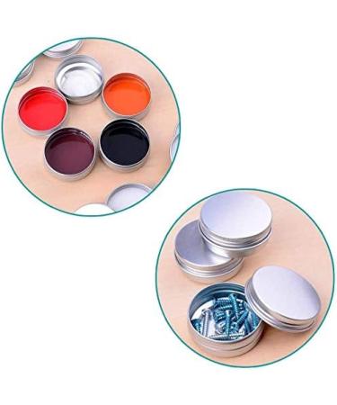 Proleo 24er Aluminum Empty Jar Silver - 60ml Cream Box with Screw Cap for Lip Balm Lotion Creams Masks & Mini Candles - Ideal for Cosmetics - Buy Online on GoSupps.com
