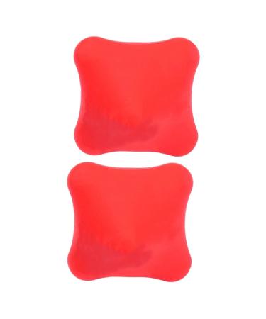 Gatuida 2st Fitness Things Dekompression Ball Personal Red Student Skin Care Hauter Fitness Supplies Skincarepen Die red clothing toys Massage Scrollrad Exercise Manager 6x6cmx2Pcs Rotx2Stk