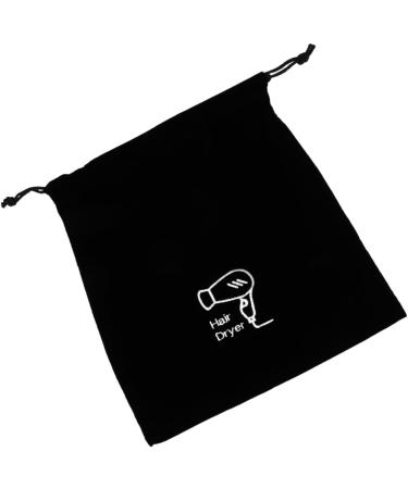 FOMIYES 4pcs Flannel Hair Dryer Bag Hair Tool Travel Bag Hair Dryer Bag Drawstring Travel Bag for Blow Dryer and Hair Tools Makeup Brush Bag Hair Dryer Organizer Travel Drawstring Bag 26.00X23.00X0.50CMx4pcs Blackx4pcs - Buy Online on GoSupps.com