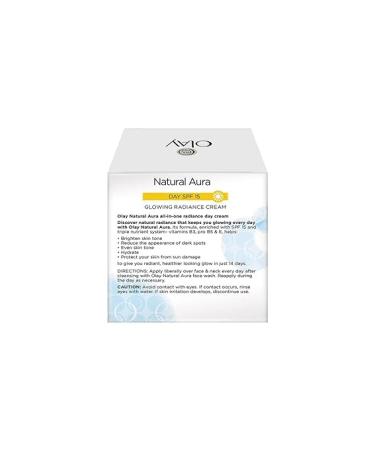 Natural Aura Day Cream SPF 15 | Glowing Radiance with Niacinamide & Vitamin E | For All Skin Types | 50g - International Shipping Available - Buy Online on GoSupps.com