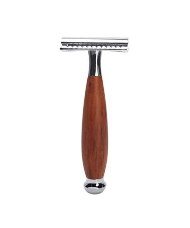 Classic Men's Safety Razor - Vintage Style Double Edge Aluminum Alloy in Dark Brown | International Shipping Available - Buy Online on GoSupps.com