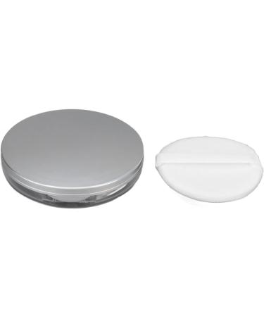 Flocking Powder Face Powder Powder Container Set Empty Preventative Leak Flocking Powder Puff Refillable Loose Compact Container HD Mirror Face Powder Compact With Mirror for Travel Cheeks - Buy Online on GoSupps.com