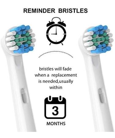 WuYan Toothbrush Heads for Oral B - 16 Pack Replacement Heads Compatible with Professional Care Triumph & Advance Power - Best Electric Toothbrush Accessories - Buy Online on GoSupps.com