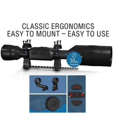ATN Thor 4 384x288 Thermal Rifle Scope with Full HD Video, WiFi, GPS, Smooth Zoom & Smartphone Control - 1.25-5x Sensor - Buy Online on GoSupps.com