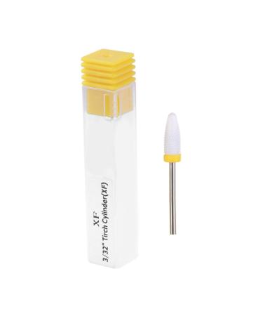 FRCOLOR Gel Removal Ceramic Drill Bit Nail File Bits Nail Polish Grinding Bit Nail Bit Fine Coarse Drill Bit Nail Grinding Head Nails Drill Bits Manicure Drill Bits Polisher Nail Supplies medium Yellow