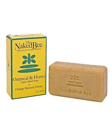 The Naked Bee Oatmeal & Honey Triple Milled Soap 5 Ounce 3 Pack Orange Blossom Honey - Buy Online on GoSupps.com