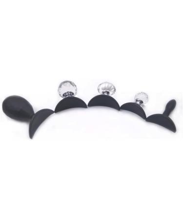 Beavorty 3 pcs Eyeshadow Shadow Practical Portable Eye Seal Silica Gel Stamp Silicone Lazy Black 7*5cmx3pcs As Shownx3pcs - Buy Online on GoSupps.com