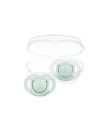 Mamajoo Orthodontic Design Pacifier Powder Green with Sterilization & Storage Box 12+ months - Buy Online on GoSupps.com