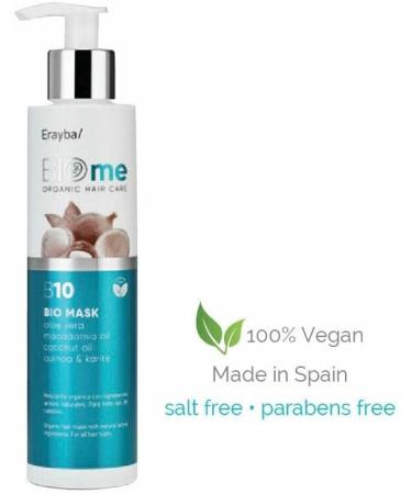 BIOme B10 Organic Hair Mask 200ml 100% Vegan - Buy Online on GoSupps.com