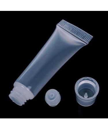 Bodhi200 5pcs 10ml Empty Refillable Lip Gloss Tubes - Clear Mini Cosmetic Containers for Travel & Storage - Buy Online on GoSupps.com