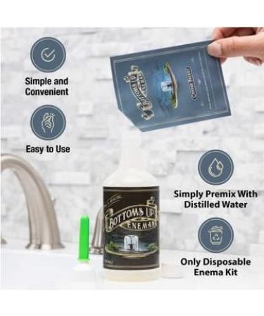 Organic Coffee Enema Kit | Easy to Use at Home | (2) Natural Coffee Packets | 8oz BPA Free Bottle - Buy Online on GoSupps.com