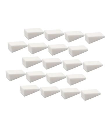 192 Pieces Nail Sponge Nail Polish Template Makeup Powder Puff Tool Applicator for Cosmetic Wedges Gradient Nail Wedges Sponge Mini Cosmetic Cushion Foundation Miss